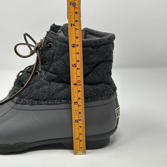 Sperry Womens Gray Size 6 Quilted Duck Boots rain Snow Boot Shoes STS97562 - Picture 13 of 16